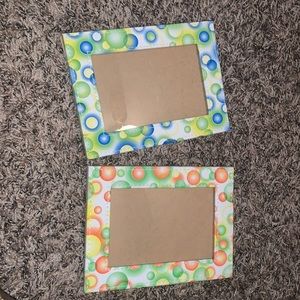 2 cute 4x6 picture frames